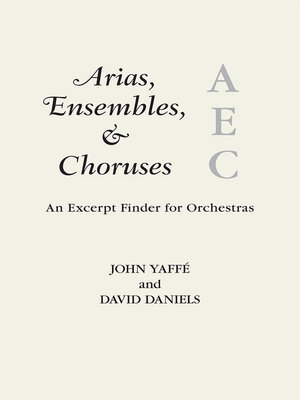 cover image of Arias, Ensembles, & Choruses